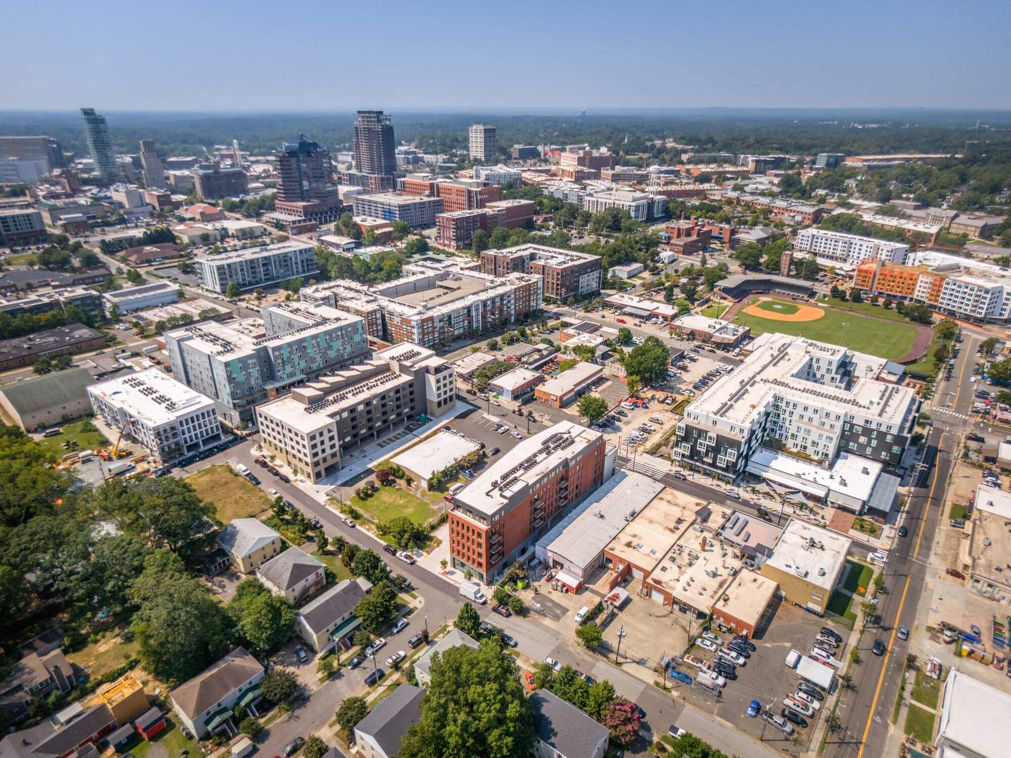 311 w corp drn19431 arial view at the rigsbee collection apartments durham